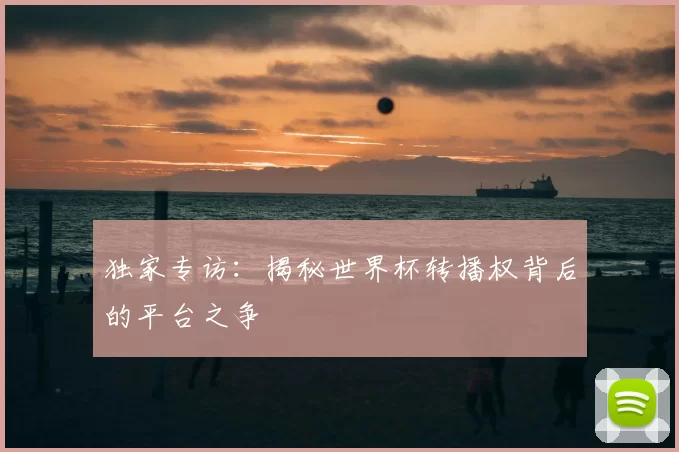 独家专访:揭秘世界杯转播权背后的平台之争